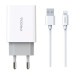 Proda Зарядний пристрій Proda PD-A28i 2хUSB 2.4A + USB Ligthtning 1.0m (PD-A28i-WH)