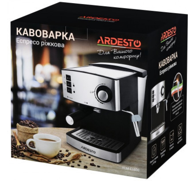 Ardesto Ріжкова кавоварка еспресо Ardesto YCM-E1600