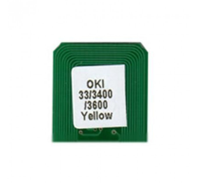 Чип для картриджа OKI C3300/3400/3600 (2.5K) Yellow BASF (WWMID-71090)