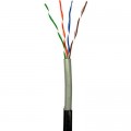 Кабель мережевий GEAR UTP 305м, cat.5e, CCA, 4*2*0,51, PVC+PE, outdoor (GEC-UTPCCAOUT051305)