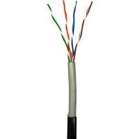 Кабель мережевий GEAR UTP 305м, cat.5e, CCA, 4*2*0,51, PVC+PE, outdoor (GEC-UTPCCAOUT051305)