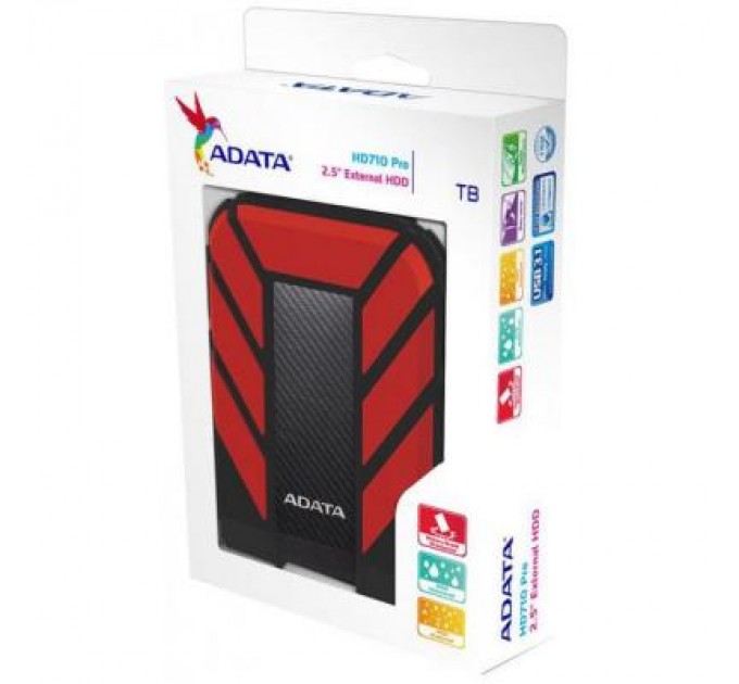 ADATA Зовнішній жорсткий диск 2.5" 2TB ADATA (AHD710P-2TU31-CRD)