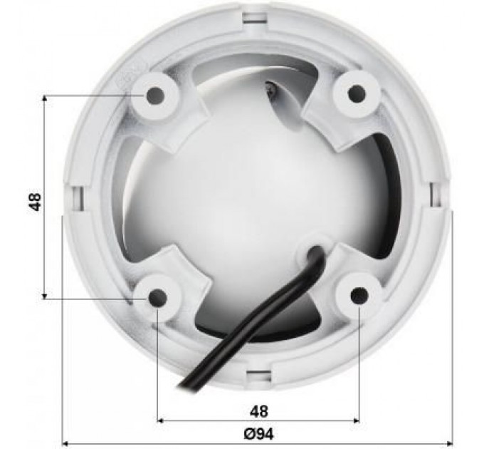 Dahua Камера відеоспостереження Dahua DH-HAC-T2A11P (2.8)
