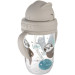 Canpol babies Поїльник-непроливайка Canpol babies Exotic Animals з трубочкою і обтяжувачем 270 мл Сіра (56/606_grey)