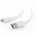 Cablexpert Дата кабель USB 3.0 AM to Type-C 0.1m Cablexpert (CCP-USB3-AMCM-W-0.1M)