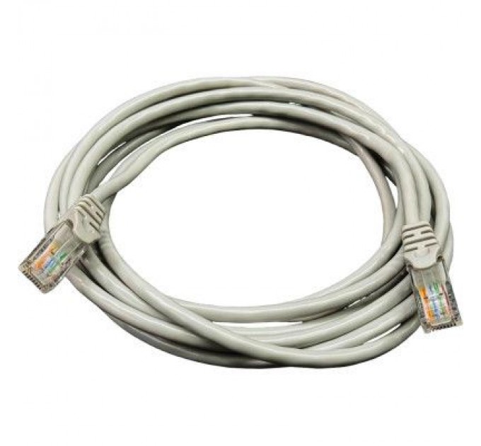 Патч-корд 0.25м UTP cat.5e, CCA, 24AWG, gray GEAR (GPC-UTPCCARJ45-0.25G)