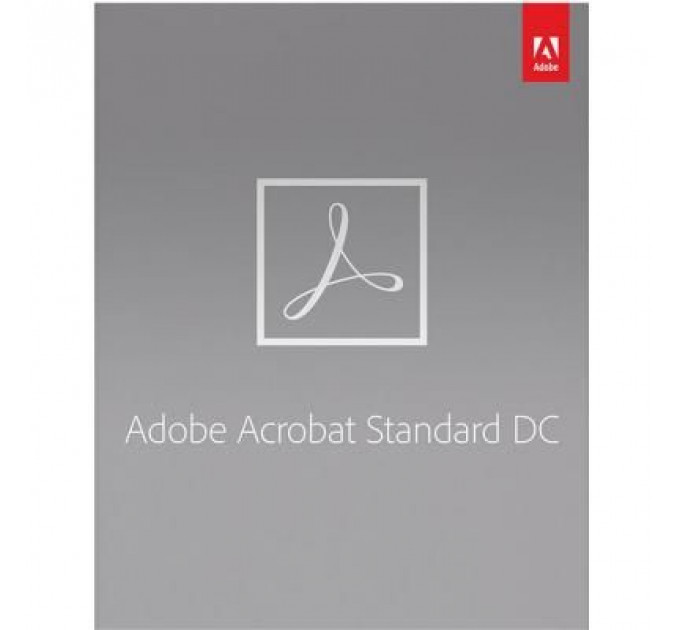 Офісний додаток Adobe Acrobat Standard DC teams Windows Multi Lang/ Lic Subs New 1 (65297920BA01A12)