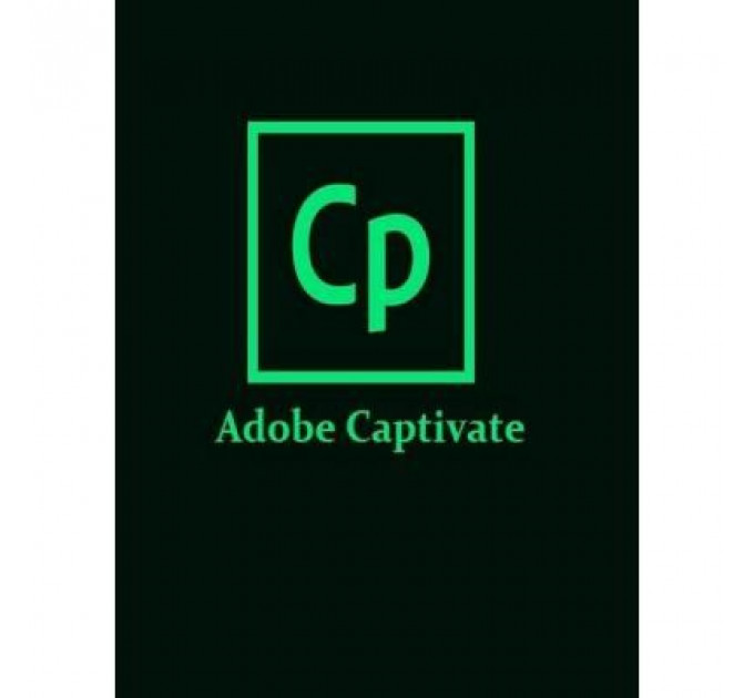 Офісний додаток Adobe Captivate 2019 11 Multiple English AOO License TLP (65294492AD01A00)