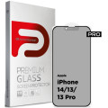 Armorstandart Скло захисне Armorstandart Pro Anti-spy Matte Apple iPhone 14/13/13 Pro Black (ARM68603)