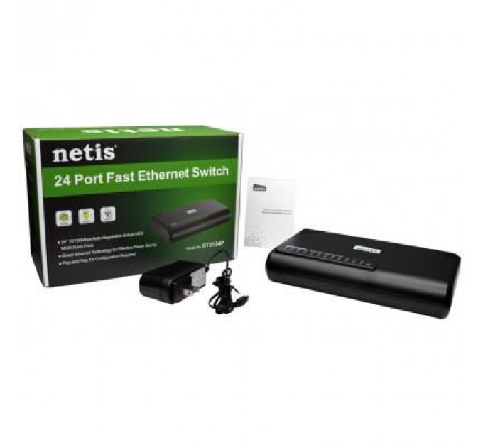 Комутатор мережевий Netis ST3124P