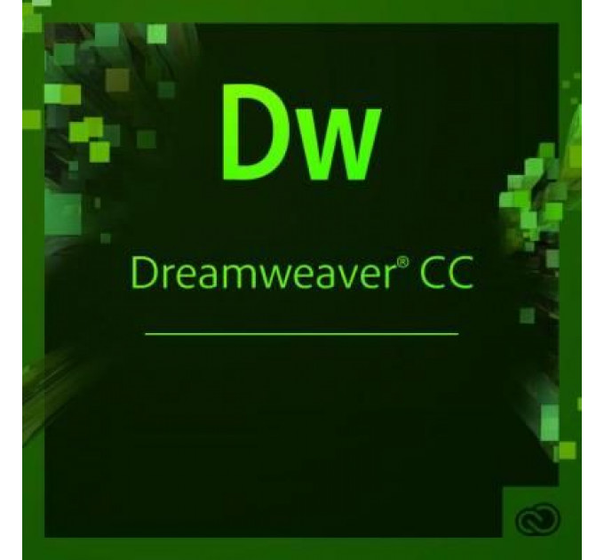 ПЗ для роботи з WEB Adobe Dreamweaver CC teams Multiple/Multi Lang Lic Subs New 1Year (65297796BA01B12)