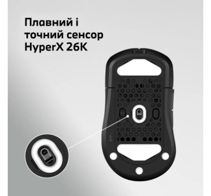 HyperX Мишка HyperX Pulsefire Saga Pro Wireless/Bluetooth Black (A2PB2AA)