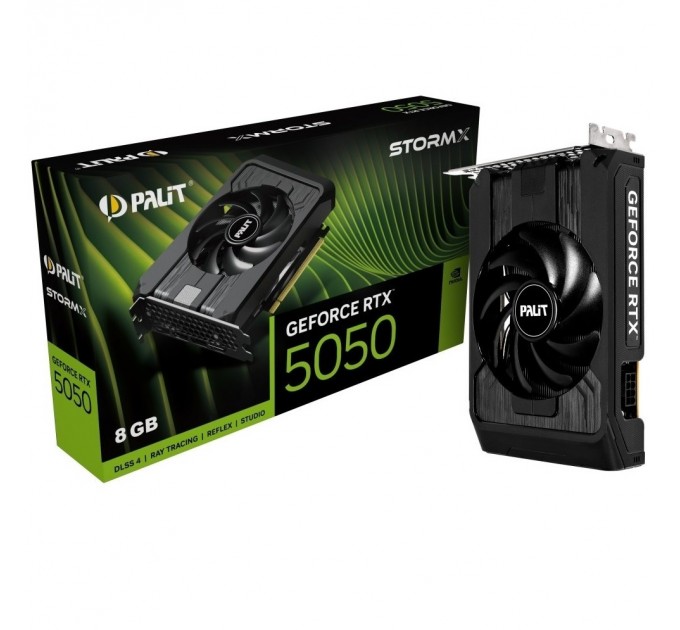 Palit Відеокарта GF RTX 5050 8GB GDDR6 StormX Palit (NE65050019P1-GB2070F)