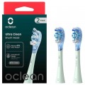Oclean Насадка для зубної щітки Oclean UC01 G02 Ultra Clean Brush Head Green (2 шт) (6970810553512)