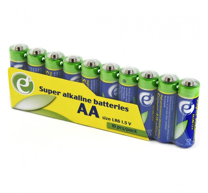 EnerGenie Батарейка EnerGenie Super Alkaline AA/LR06 10 шт (EG-BA-AASA-01)