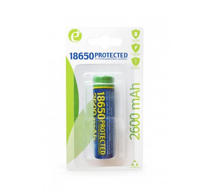 EnerGenie Аккумулятор EnerGenie 18650 Li-Ion 2600 mAh BL 1шт
