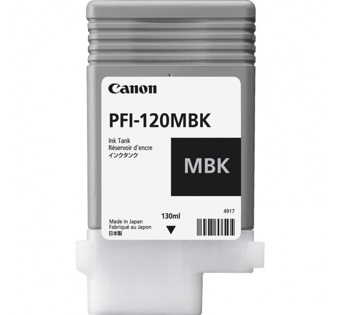 Canon Картридж CANON (PFI-120MBK) iPF200/205/300/305, Matte Black (2884C001)