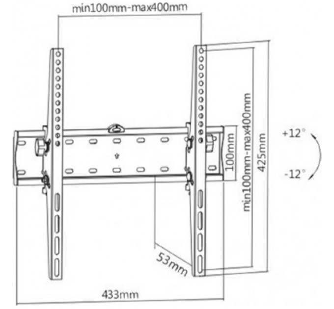 Gembird Кронштейн Gembird WM-55T-02