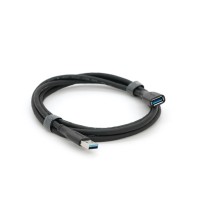 Дата кабель USB 3.0 AM/AF 1.5m black VEGGIEG (YT-3.0AM\AF-1.5BL)