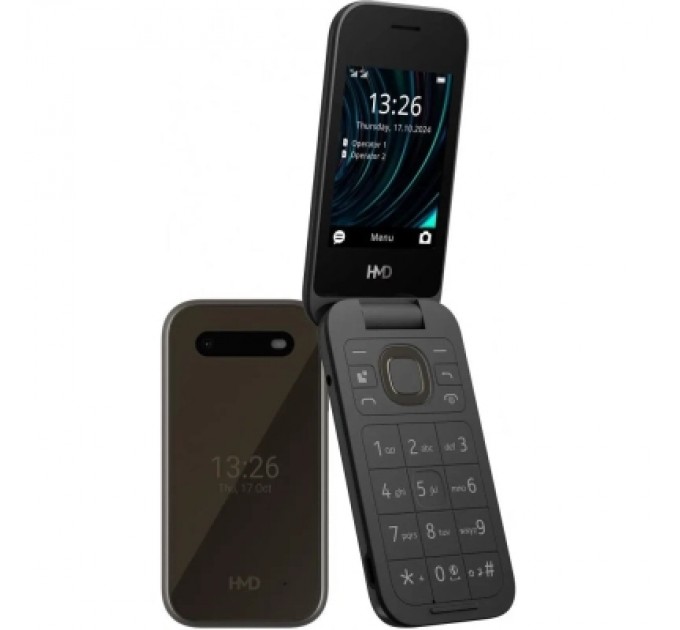 HMD Мобільний телефон HMD 2660 4G Flip DS Black