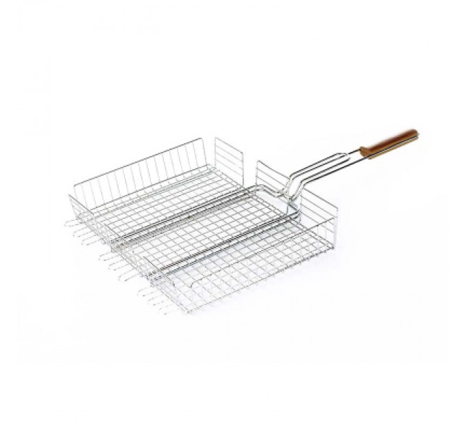 СИЛА Решітка для гриля СИЛА з високим бортом 56x31x24x5,5см (960400)