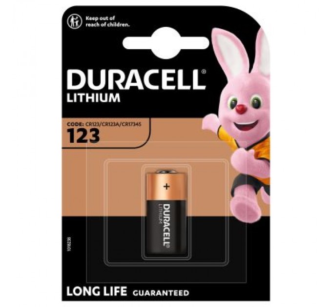 Duracell Батарейка Duracell CR 123 / DL 123 * 1 (5000394123106 / 5000784)