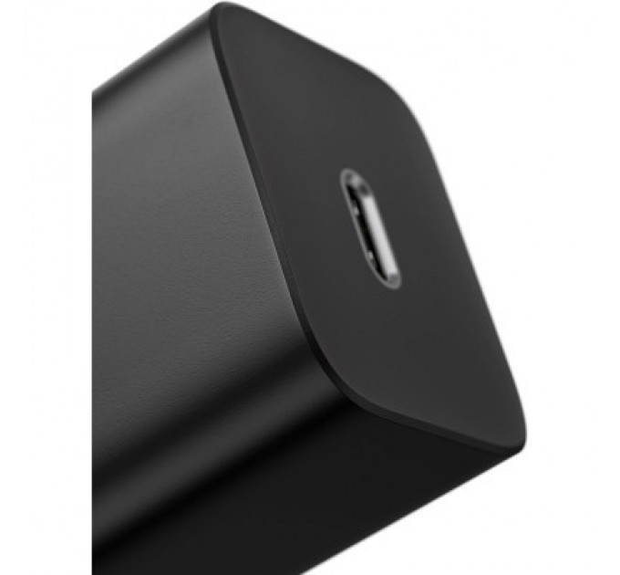 Baseus Зарядний пристрій Baseus 1xUSB 25W (USB-C) + Cable Type-C black (TZCCSUP-L01)
