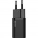 Baseus Зарядний пристрій Baseus 1xUSB 25W (USB-C) + Cable Type-C black (TZCCSUP-L01)