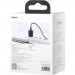 Baseus Зарядний пристрій Baseus 1xUSB 25W (USB-C) + Cable Type-C black (TZCCSUP-L01)