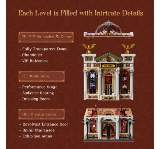 Pantasy Конструктор Pantasy Original Опера (85019)