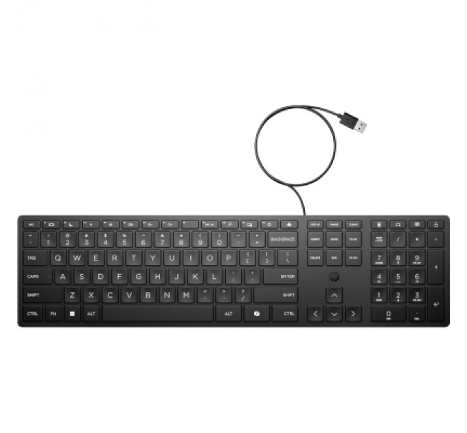 HP Клавіатура HP 320K USB UA Black (9SR37UT)