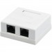 Kingda Комп'ютерна розетка RJ45x2 UTP cat.5e Kingda (KD-WP6035-C5e)