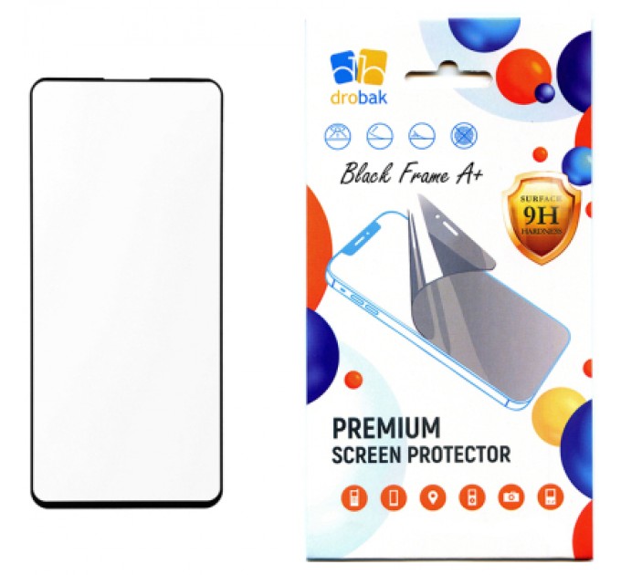 Drobak Скло захисне Drobak Samsung Galaxy S23 Plus Black Frame A+ (505096) (505096)
