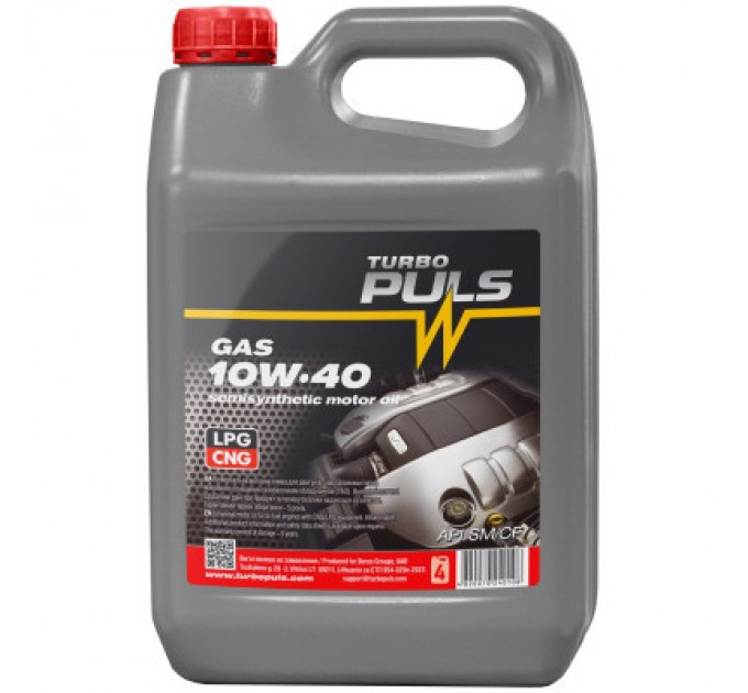 TURBO PULS Моторна олива TURBO PULS Gas 10W-40, 3,6л (75386)