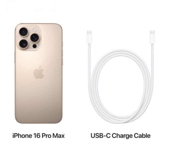 Apple Мобільний телефон Apple iPhone 16 Pro Max 1TB Desert Titanium (MYX63)