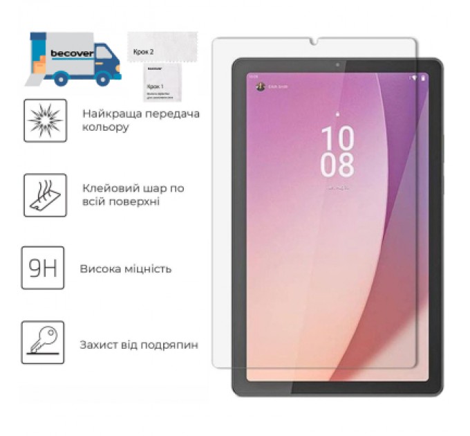BeCover Скло захисне BeCover Lenovo Tab One / Tab K9 8.7" 2025 (TB305XU/FU) (713700)