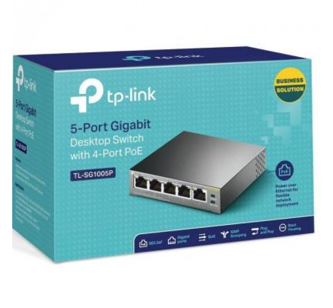 Комутатор мережевий TP-Link TL-SG1005P