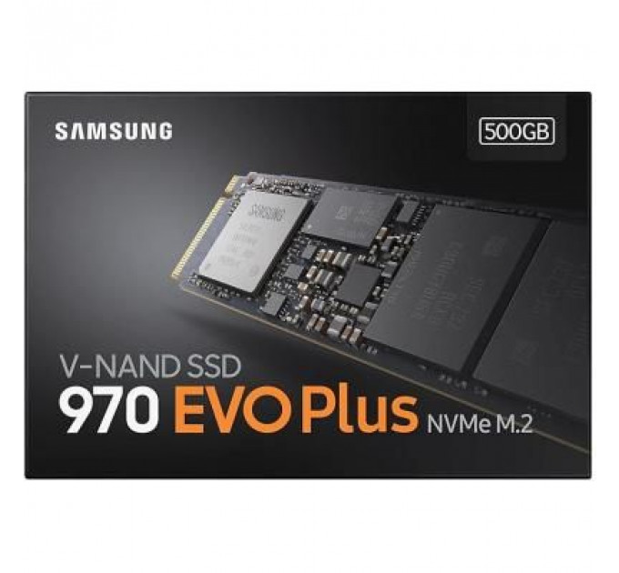 Накопичувач SSD M.2 2280 500GB 970 EVO Plus Samsung (MZ-V7S500BW)