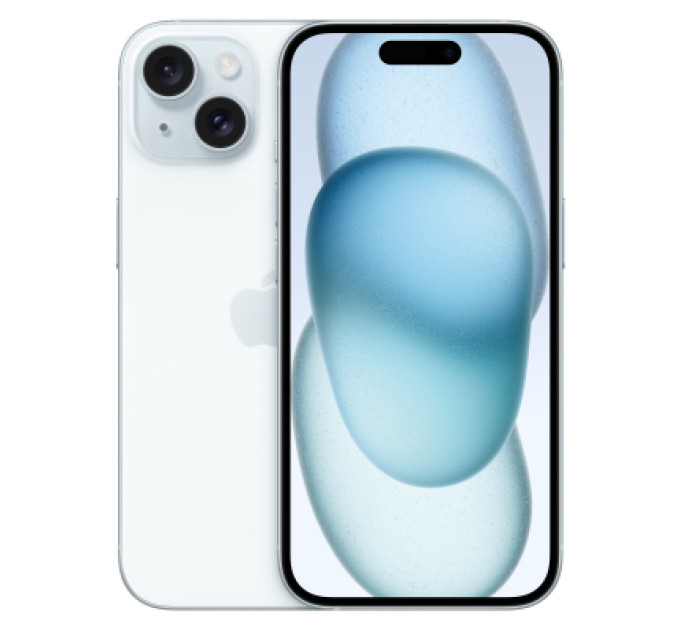 Apple Мобільний телефон Apple iPhone 15 128GB Blue (MTP43)