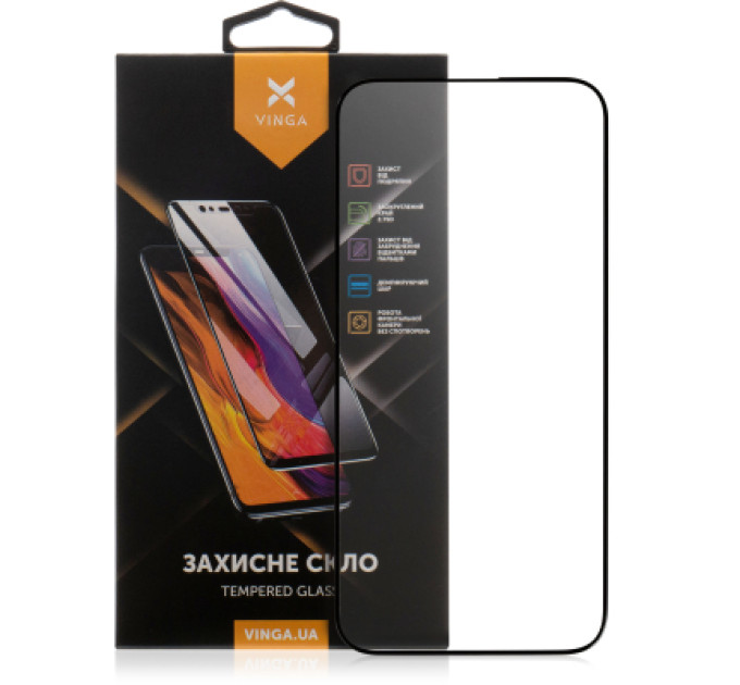 Vinga Скло захисне Vinga Apple iPhone 15 Pro (VGIP15P)