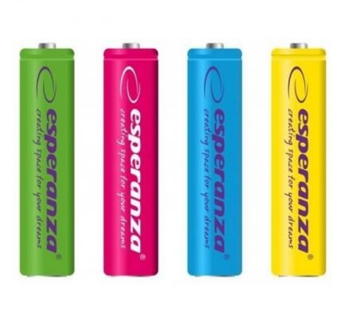 Esperanza Акумулятор Esperanza AA 2000mAh Ni-MH * 4 mix of colors (EZA108)