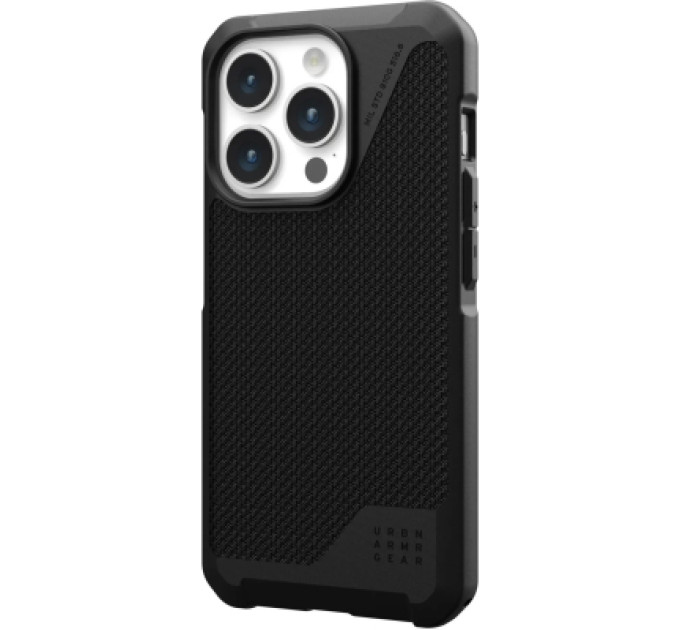 UAG Чохол до мобільного телефона UAG Apple iPhone 15 Pro Metropolis LT Magsafe, Kevlar Black (114277113940)