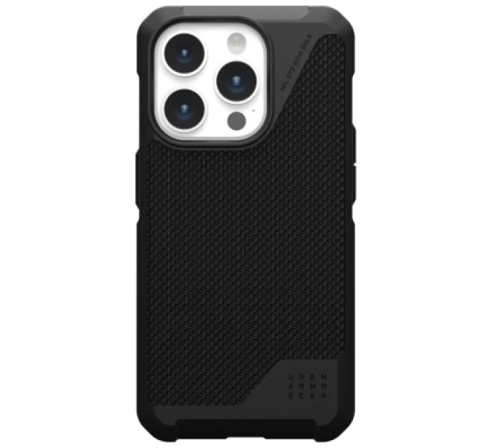 UAG Чохол до мобільного телефона UAG Apple iPhone 15 Pro Metropolis LT Magsafe, Kevlar Black (114277113940)