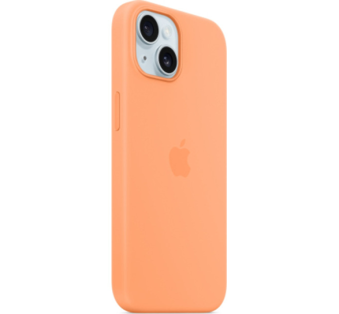 Apple Чохол до мобільного телефона Apple iPhone 15 Silicone Case with MagSafe Orange Sorbet (MT0W3ZM/A)