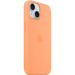 Apple Чохол до мобільного телефона Apple iPhone 15 Silicone Case with MagSafe Orange Sorbet (MT0W3ZM/A)