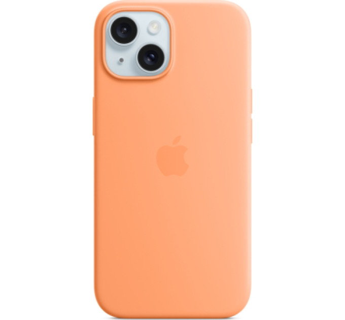 Apple Чохол до мобільного телефона Apple iPhone 15 Silicone Case with MagSafe Orange Sorbet (MT0W3ZM/A)