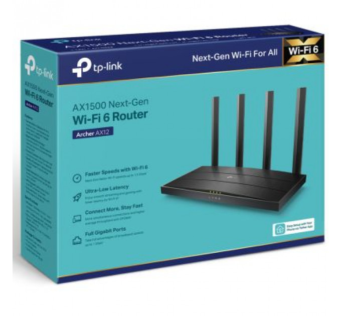 Маршрутизатор TP-Link ARCHER-AX12