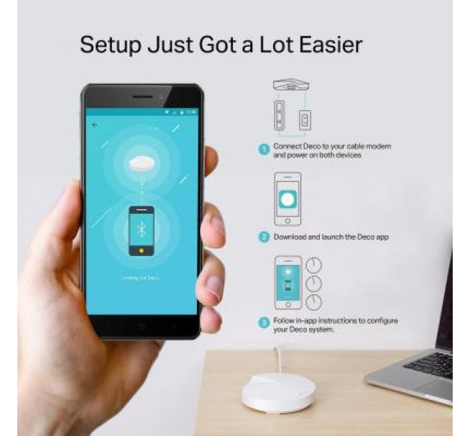 Точка доступу Wi-Fi TP-Link DECO-M5-3-PACK