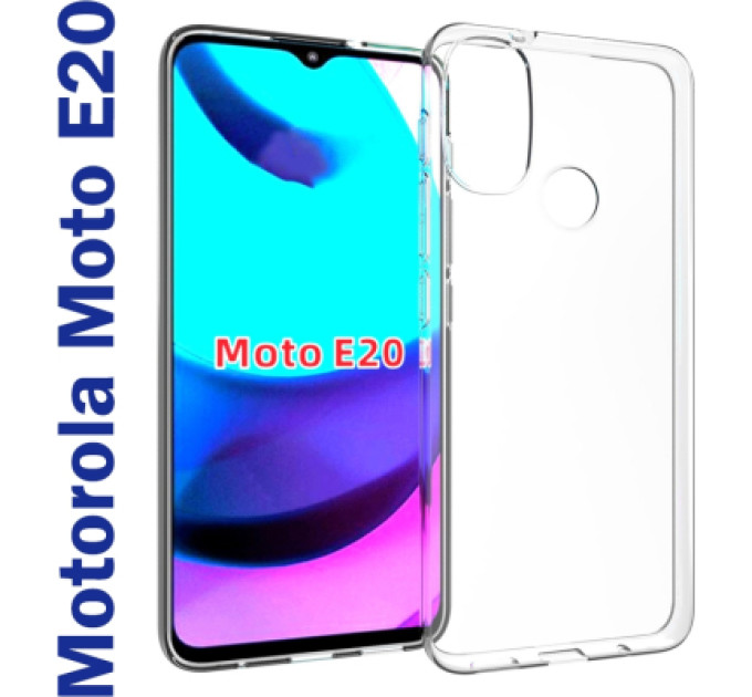 BeCover Чохол до мобільного телефона BeCover Motorola Moto E20 Transparancy (706922)