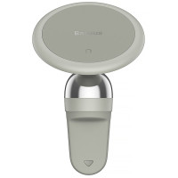 Універсальний автотримач Baseus Magnetic (на решітку) creamy-white (SUCC000102)